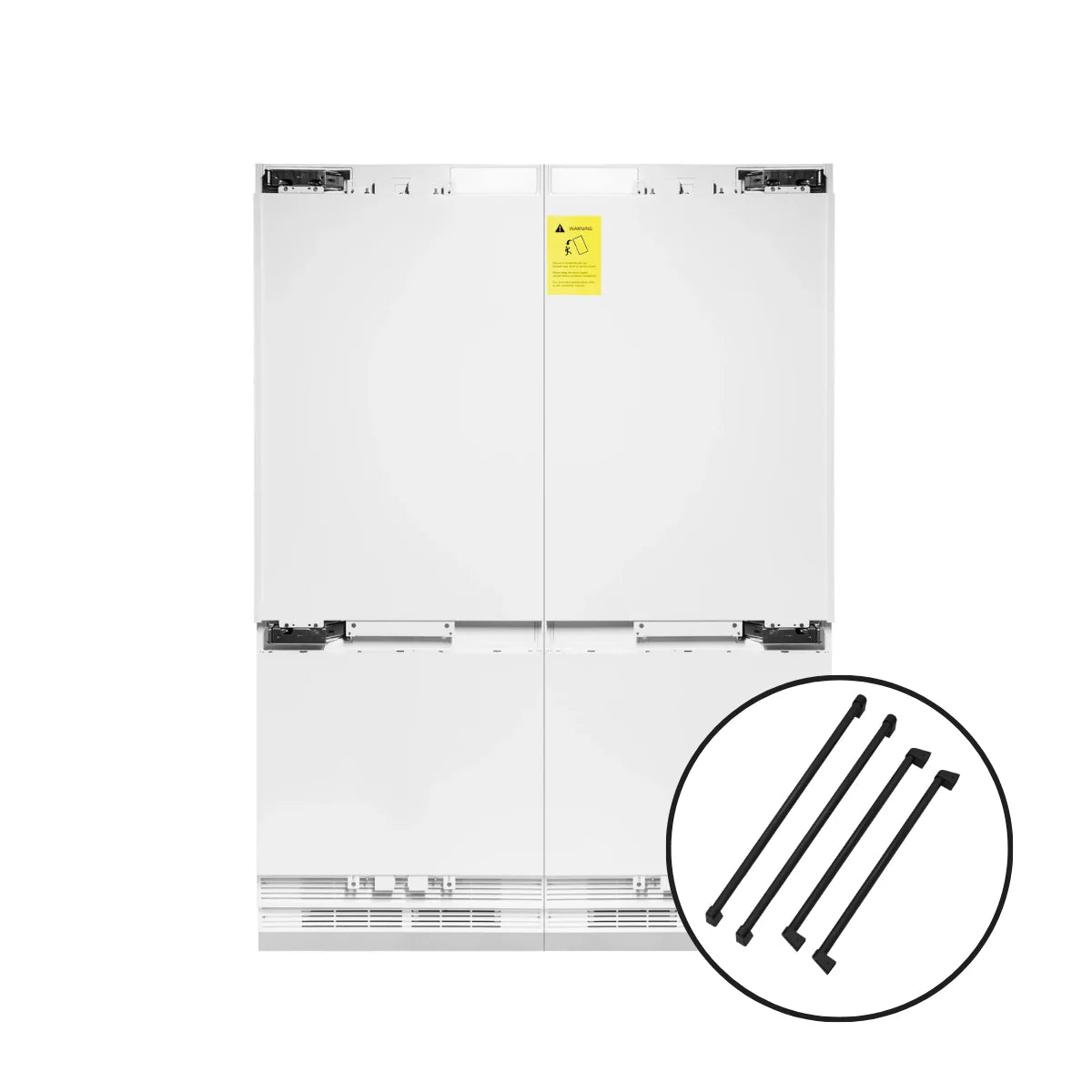 60 In. 32.2 cu. Ft. Panel Ready Built-In 4-Door French Door Refrigerator O19022