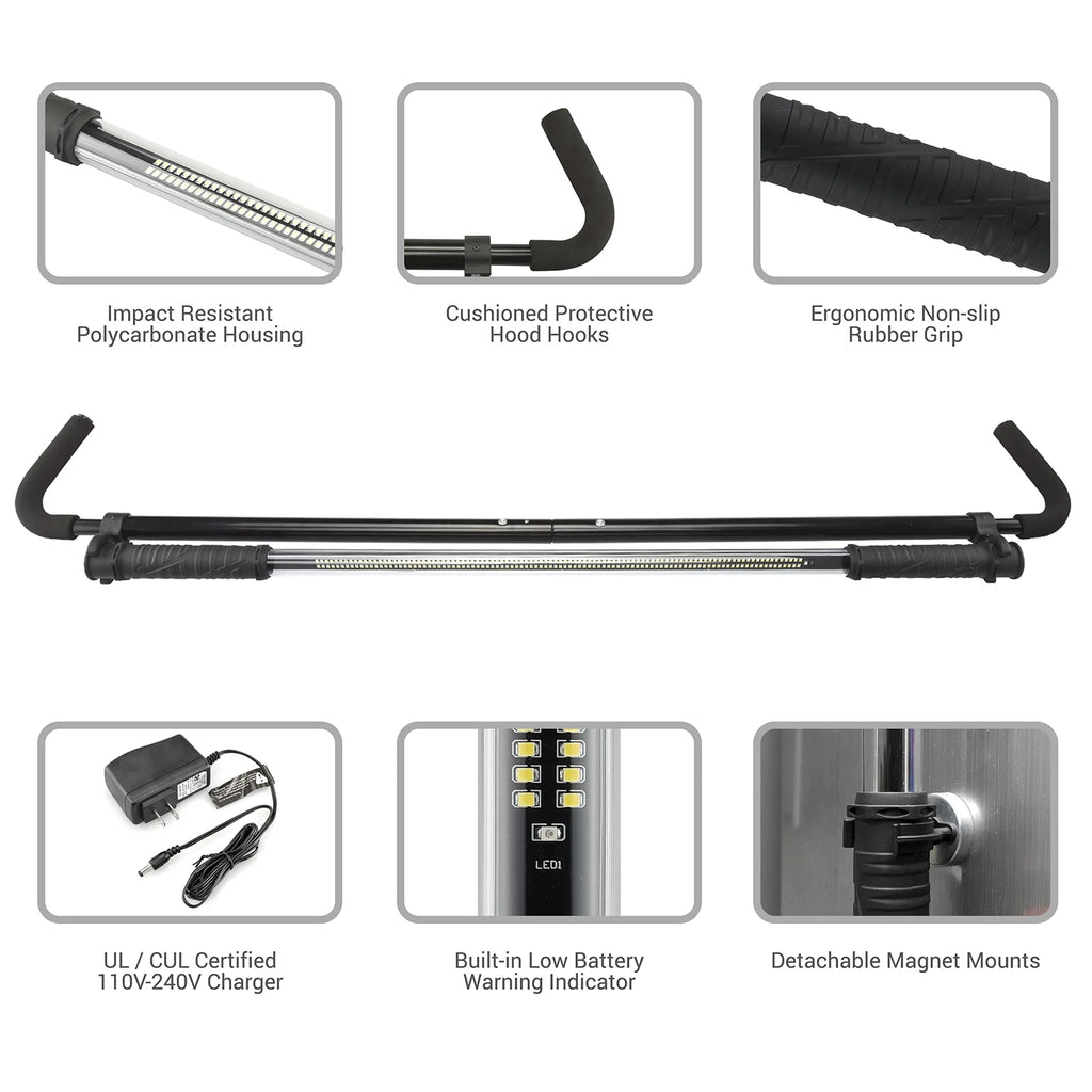 Rechargeable Cordless Work Light with 1,200 Lumens M7755