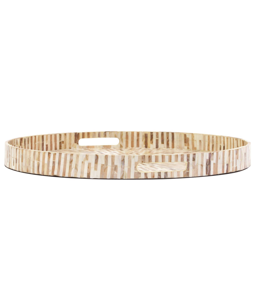 Round Mother of Pearl Tray D57256