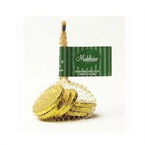 Chocolate Coin In Mesh Bag J6055