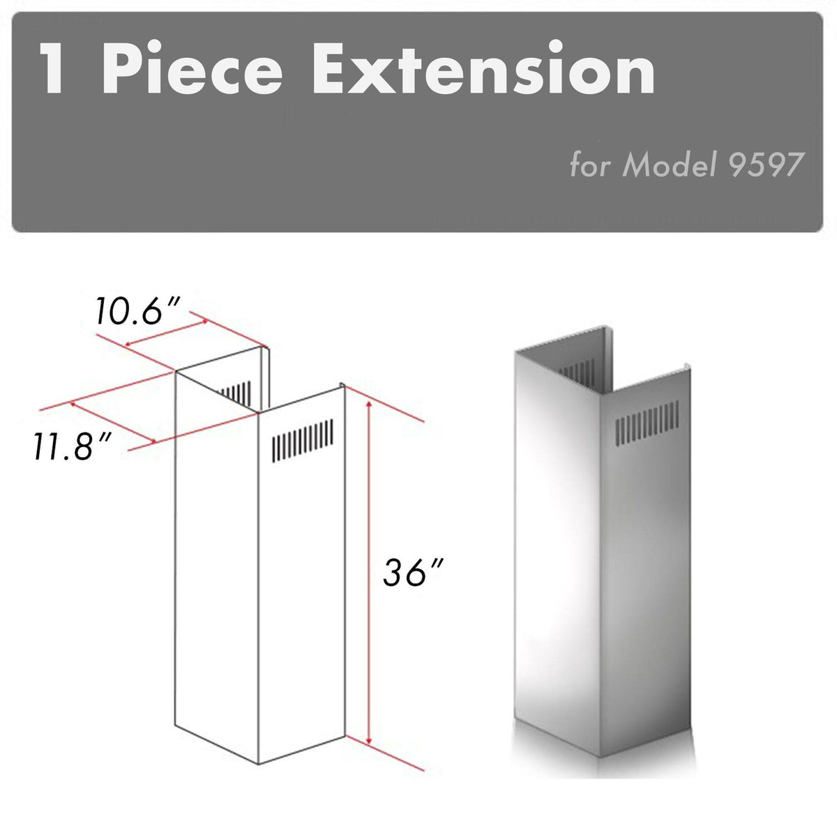 Chimney Extension for 9 ft. to 10 ft. Ceilings K201079