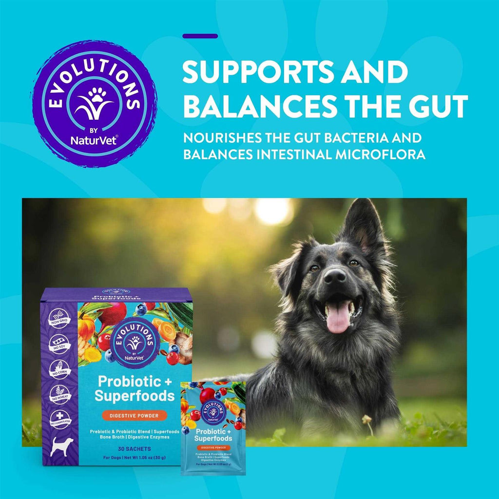 Probiotic Superfoods Powder Dog Supplement X5275