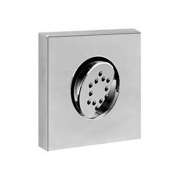 Square Flush Mount Body Spray with Solid Brass Swivel Head X4164