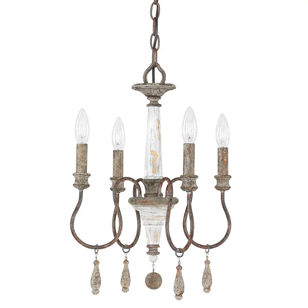 4 Light Traditional Chandelier 19 Inches Tall 14 Inches Wide U90931