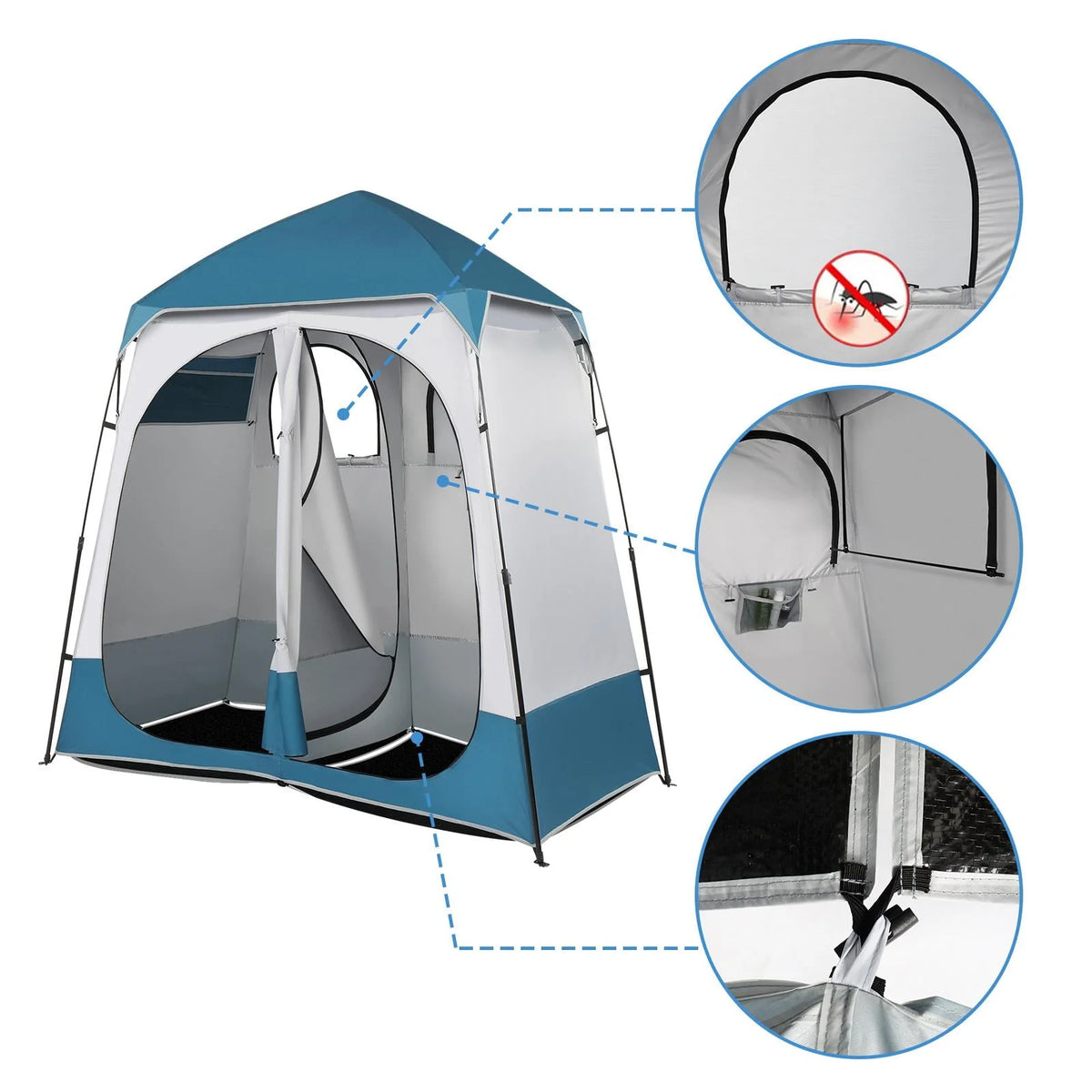 Waterproof Pop Up Camping Tent with Rainfly G22222