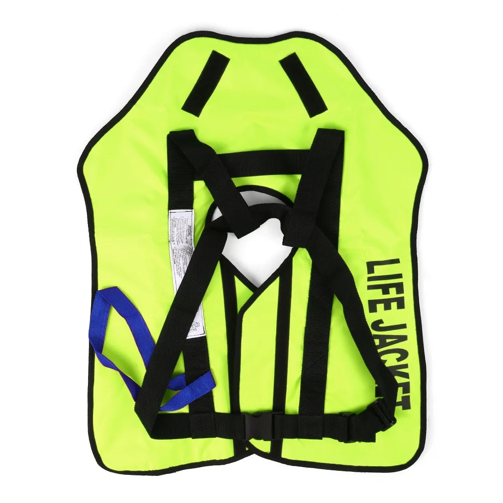 Manual Inflatable Adult Swimming Survival Jacket L414