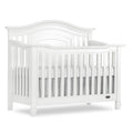 White 5-in-1 Convertible Crib D8233