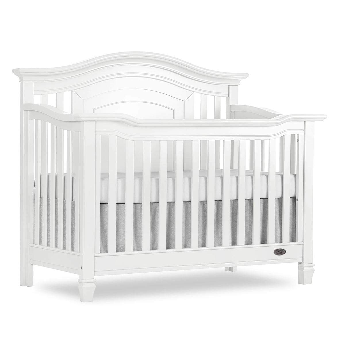 White 5-in-1 Convertible Crib D8233