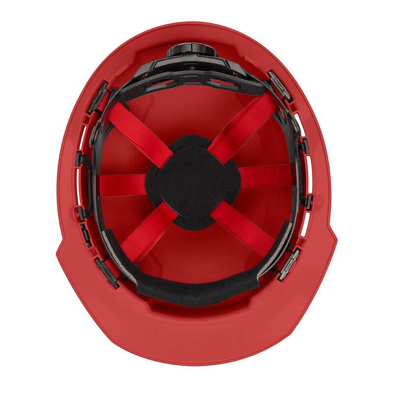 Red Type 1 Class E Front Brim Non-Vented Hard Hat 10-Pack Z291209