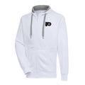 White Philadelphia Flyers Full-Zip Hoodie A665