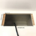 Pop up Outlet Desktop Connection Box with 2 Independent Power, USB, RJ45, VGA, HDMI, 3.5 mm Audio, Black, Pack of 2 D506