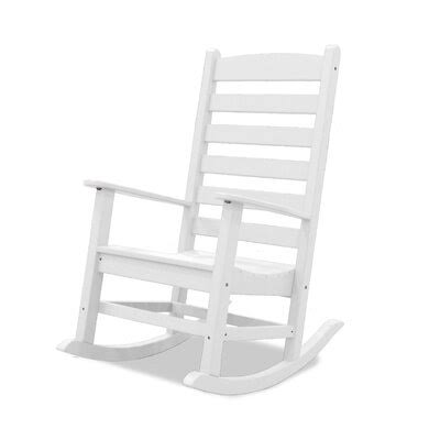 Ladder Rocking Chair Sand White Q19339