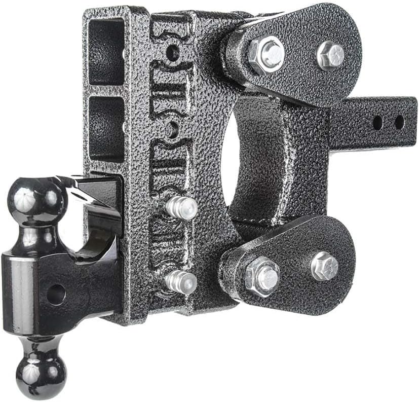 Torsion Suspension Hitch 2.5" Receiver Class V 21K Towing Hitch, Combo Includes Dual Ball, Pintle Lock & 2 Hitch Pins G7988