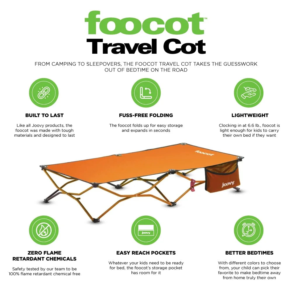 Orange Child Camping Cot R87661
