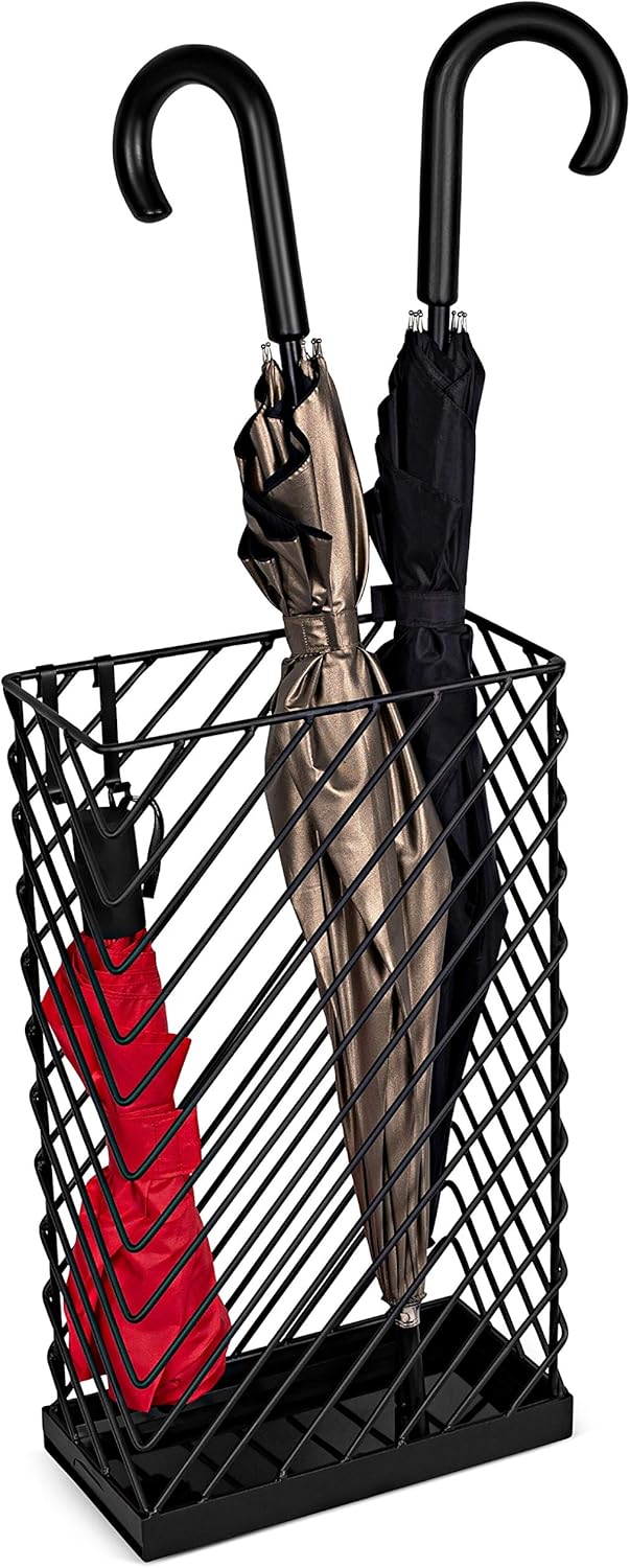 Black Metal Umbrella Stand P498938