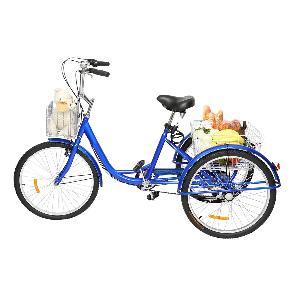 Blue 24-Inch Adult Tricycle I816