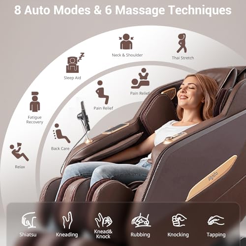 Zero Gravity SL Track Full Body Massage Chair with Calf Heating H8553
