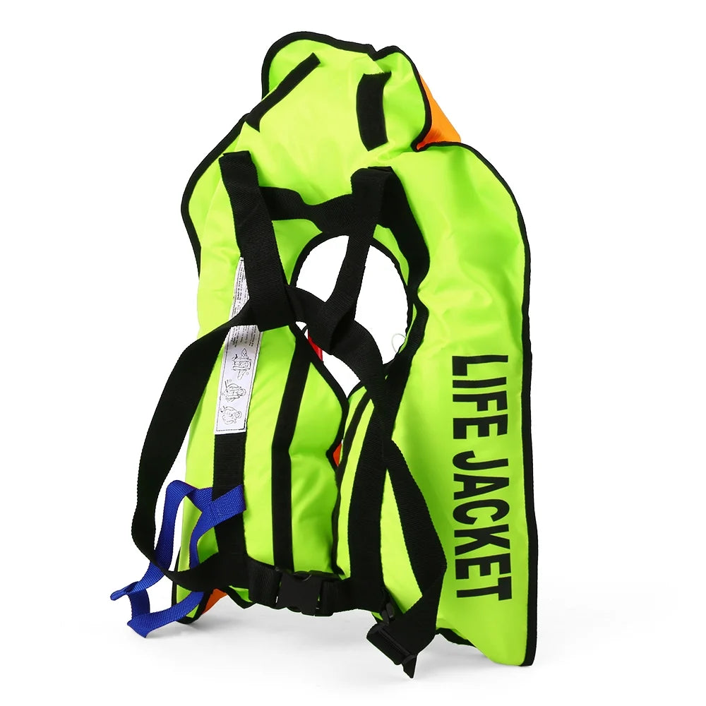 Manual Inflatable Adult Swimming Survival Jacket L414