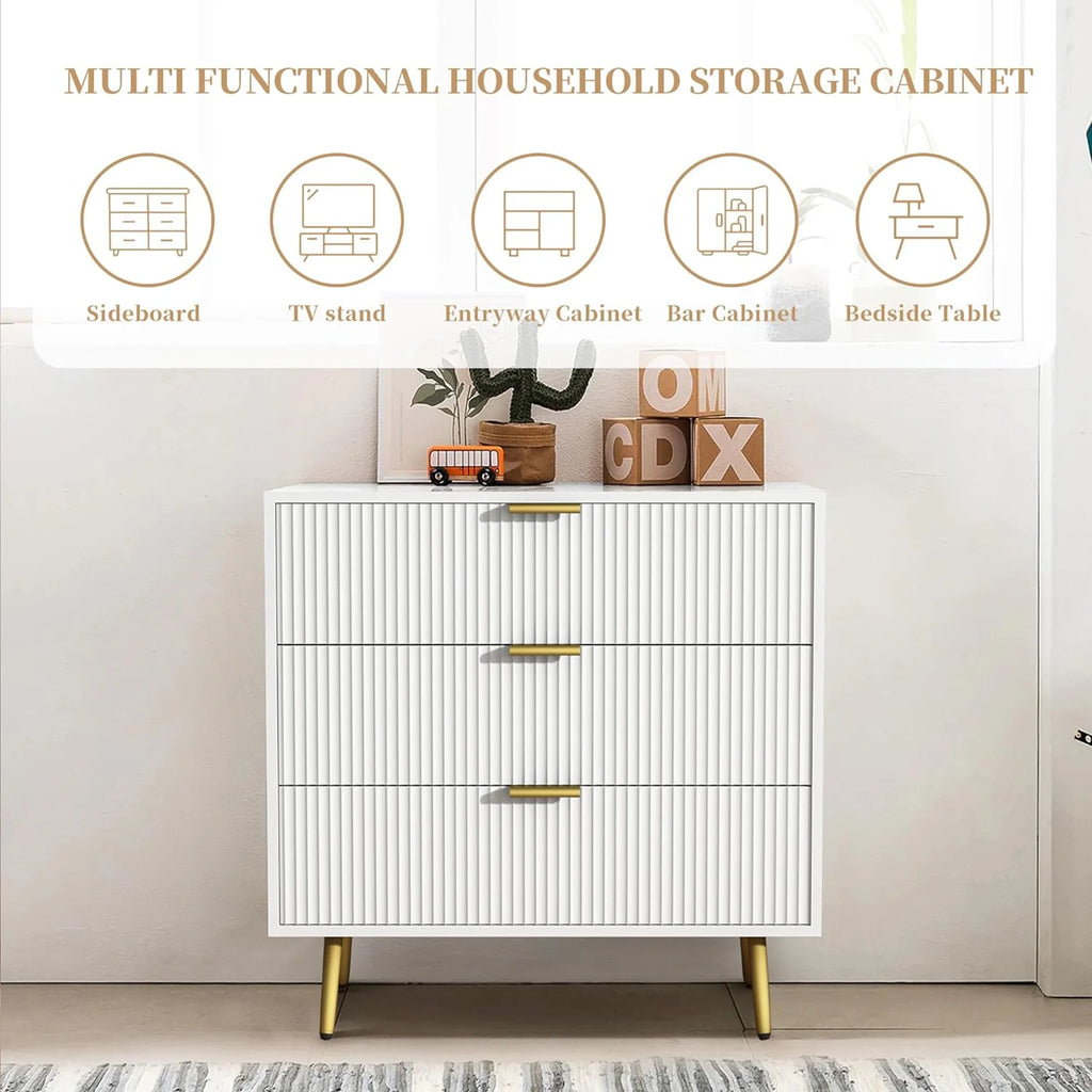 Modern 6 Drawer Wood Dresser O931414