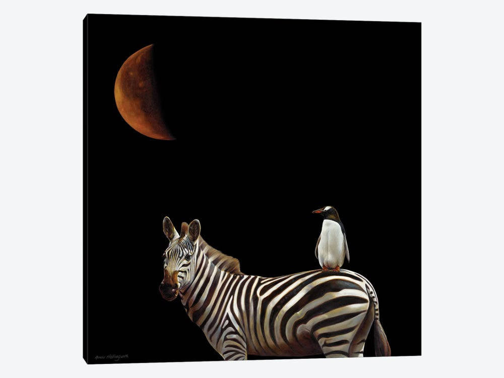 Canvas Art Picture - Pilgrimage - Zebras Art F22453