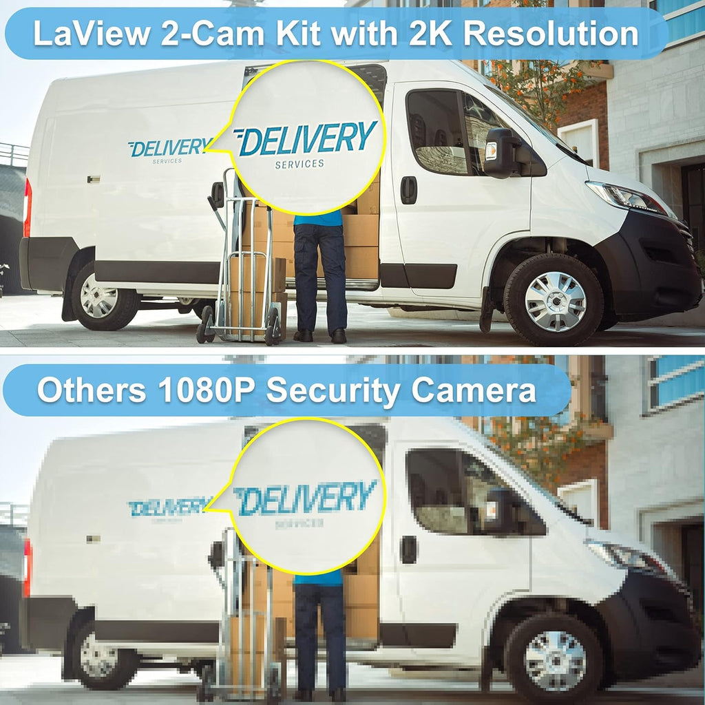 2K Security Camera Wireless Outdoor with Night Vision C654862