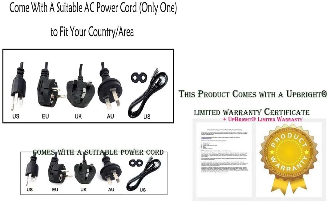 AC / DC Adapter Switching Power Supply Cord Cable PS Charger K74590