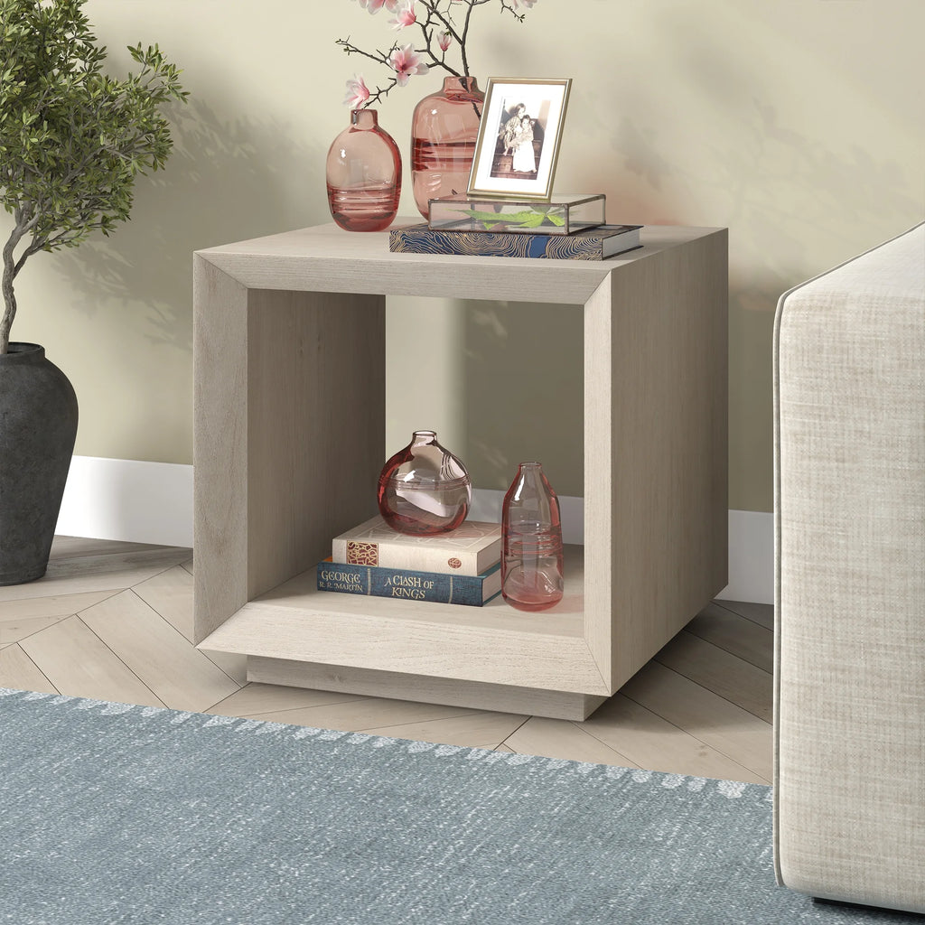 Alder White Side Table G915