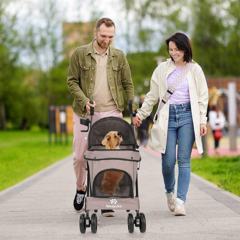 Foldable Pet Stroller with Cup Holder E301