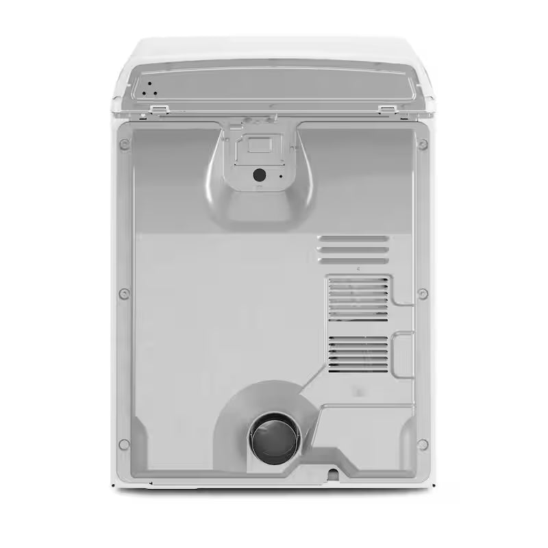 White 7 cu. ft. Electric Top Load Dryer with Steam U674354