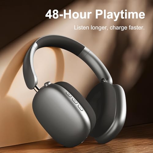 Wireless Over Ear Noise Canceling Bluetooth 5.3 Headphones J241