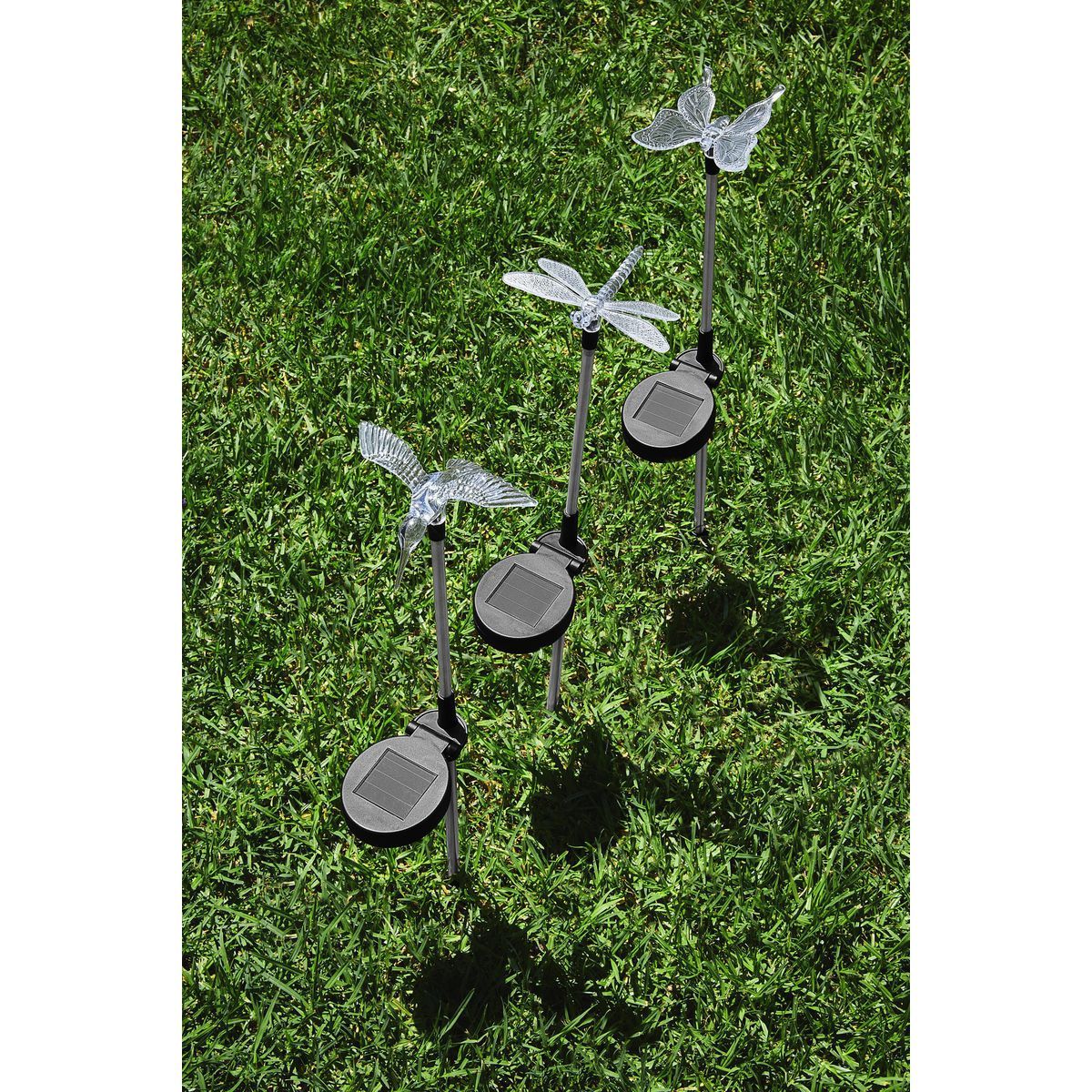 Solar LED Garden Decorative Lights 3-Pack Q644