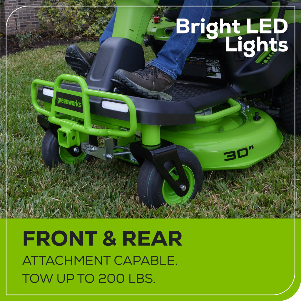 60V 30” Zero Turn Riding Lawn Mower with Batteries & Charger Z577642
