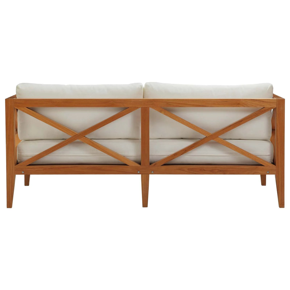 Natural White Wood Lounge Sofa S651643