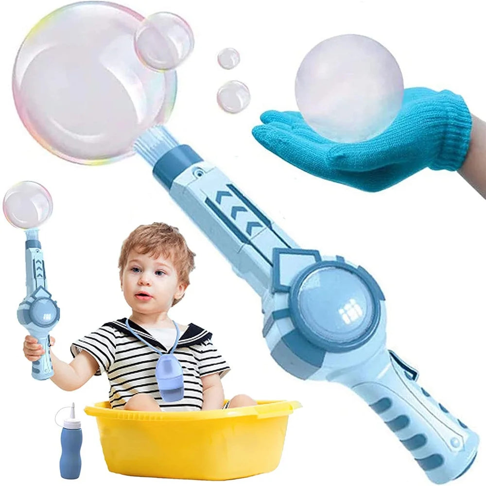 Blue Bubble Wand with Gloves D7429