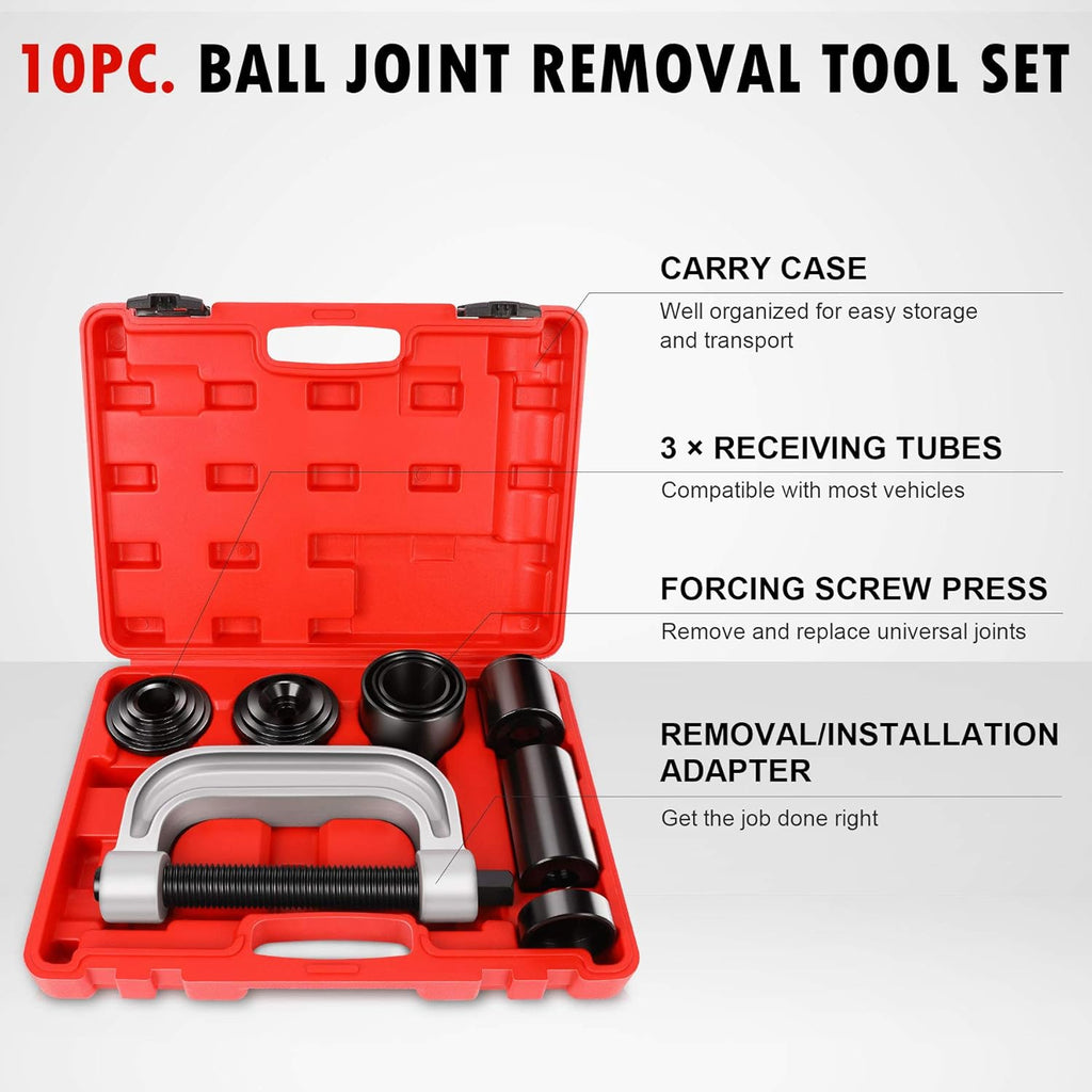 Ball Joint Press & U Joint Removal Tool Kit with 4x4 Adapters D11358