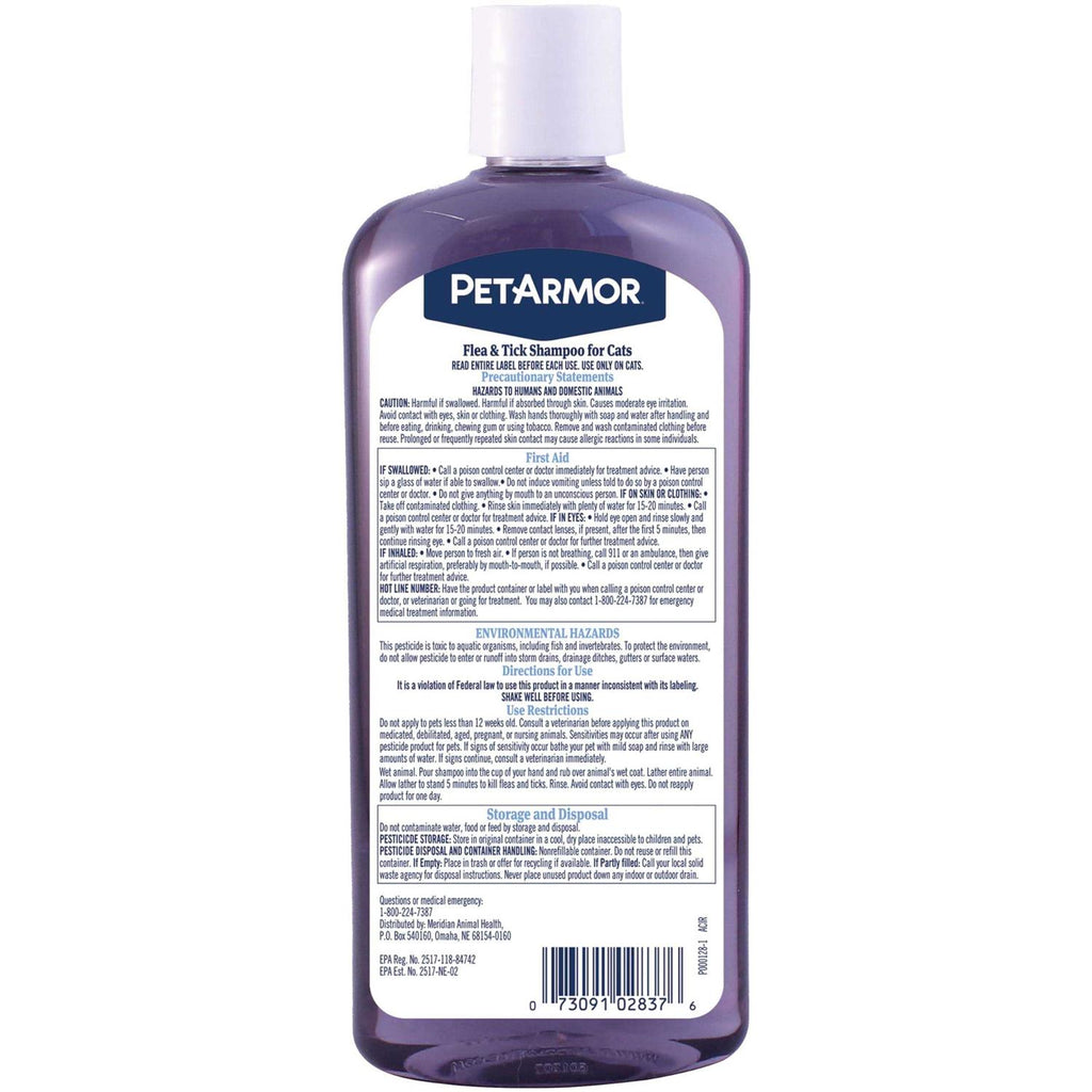 Flea & Tick Shampoo for Cats Coconut Berry Scent W7775