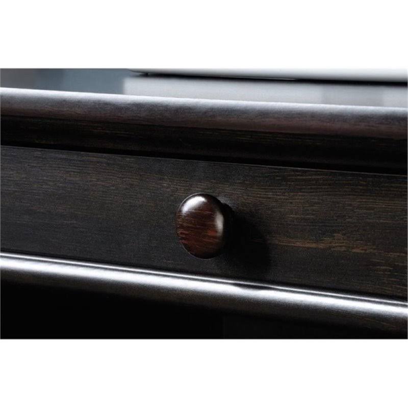 Antique Black Computer Desk R28556