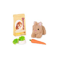 Mini Plush Pet Bunny 18 Accessory Set for Dolls M2082