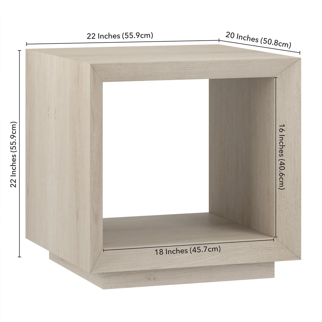 Alder White Side Table G915