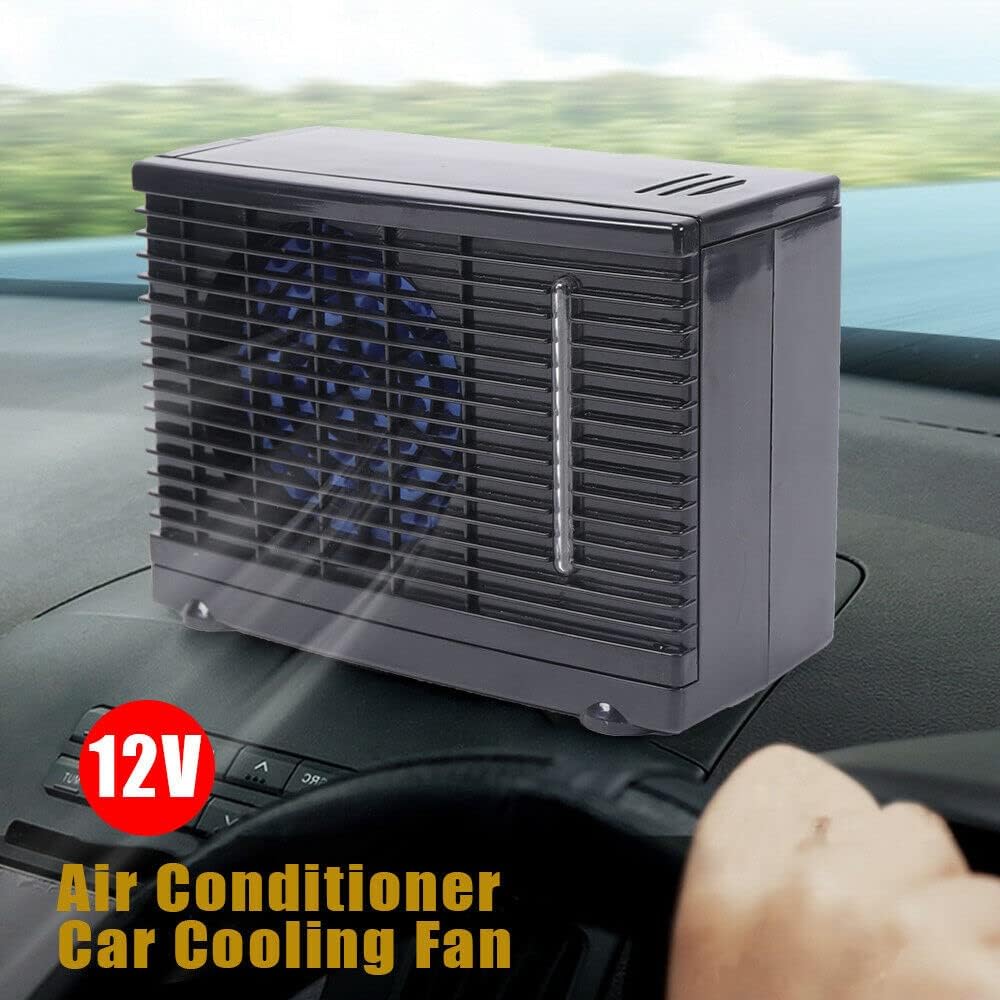 12V Portable Car Air Conditioner Cooling Fan, Pack of 2 Q2527