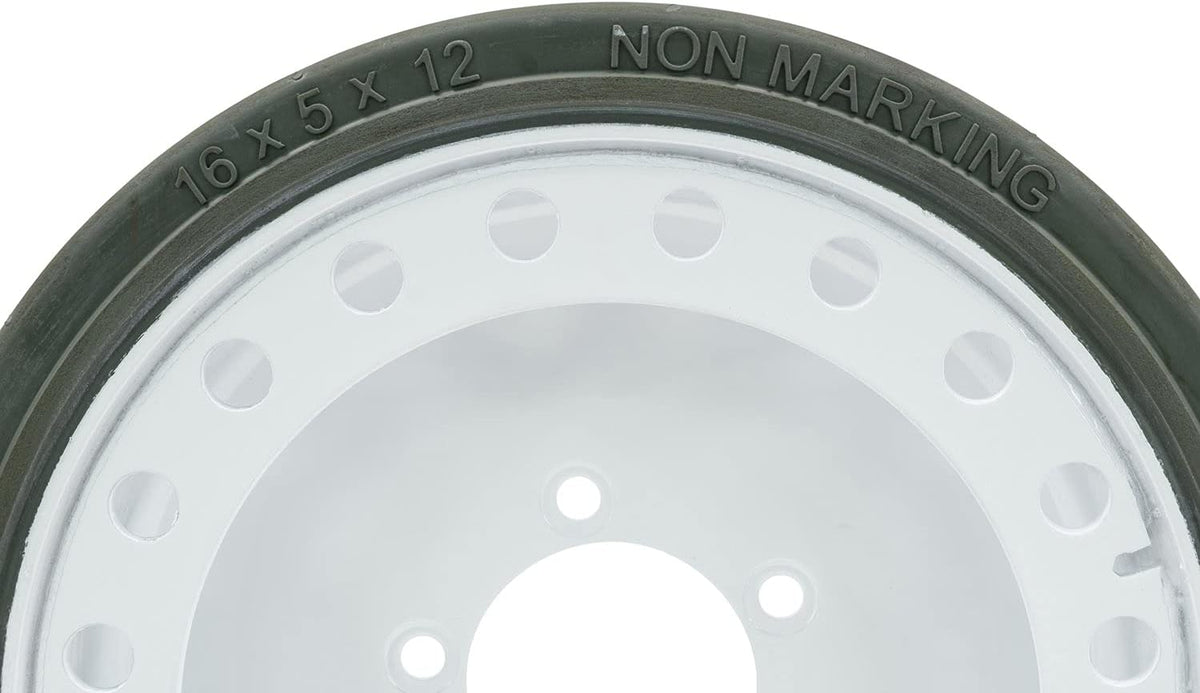 (2 Pack) 16 x 5 x 12 Non-Marking Wheel Assembly R92666