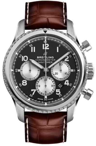 Chronograph Brown Strap 43mm Y497053