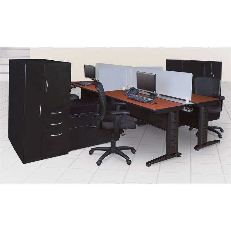 Black Low Box File Lateral C58651