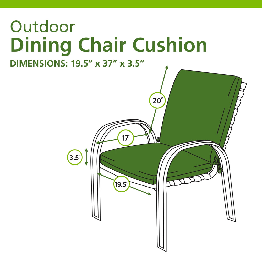 Tan Rectangle Outdoor Chair Cushion U21160