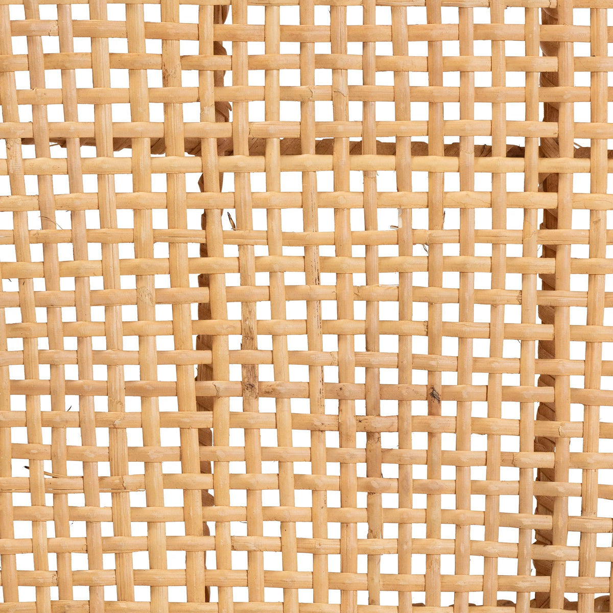 Natural Rattan and Walnut Brown Wood Counter Stool B240775