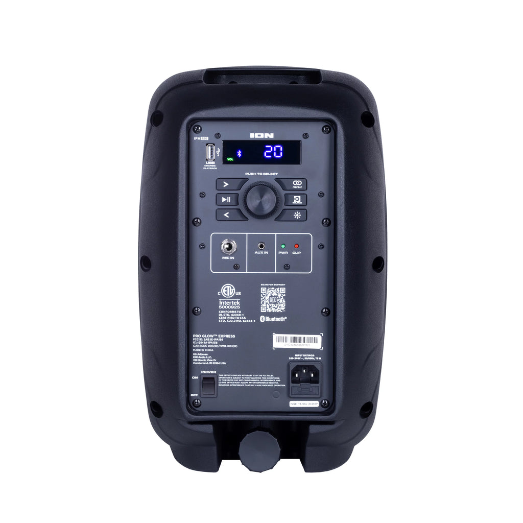 High-power Bluetooth-enabled speaker system with lights T95216