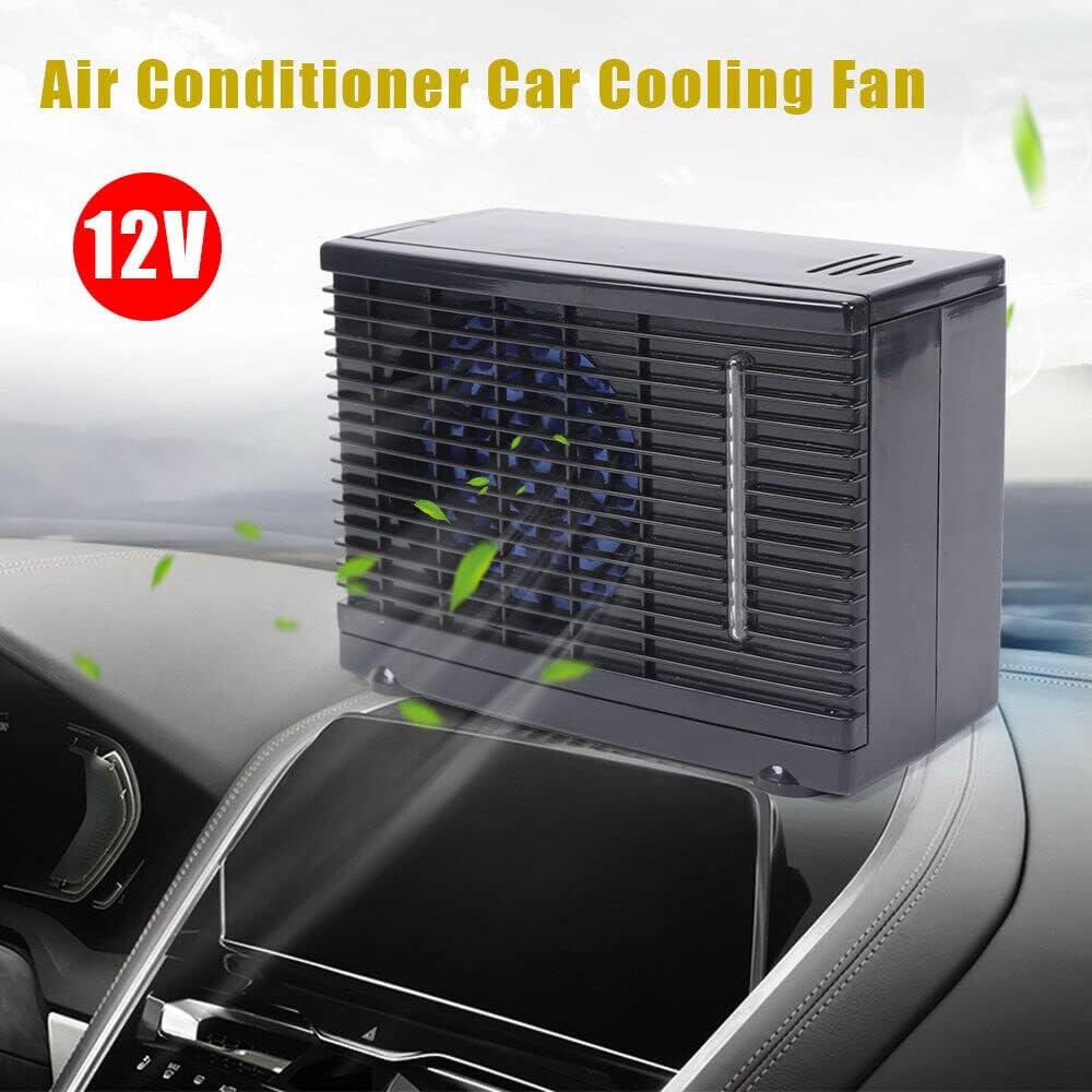 12V Portable Car Air Conditioner Cooling Fan, Pack of 2 Q2527