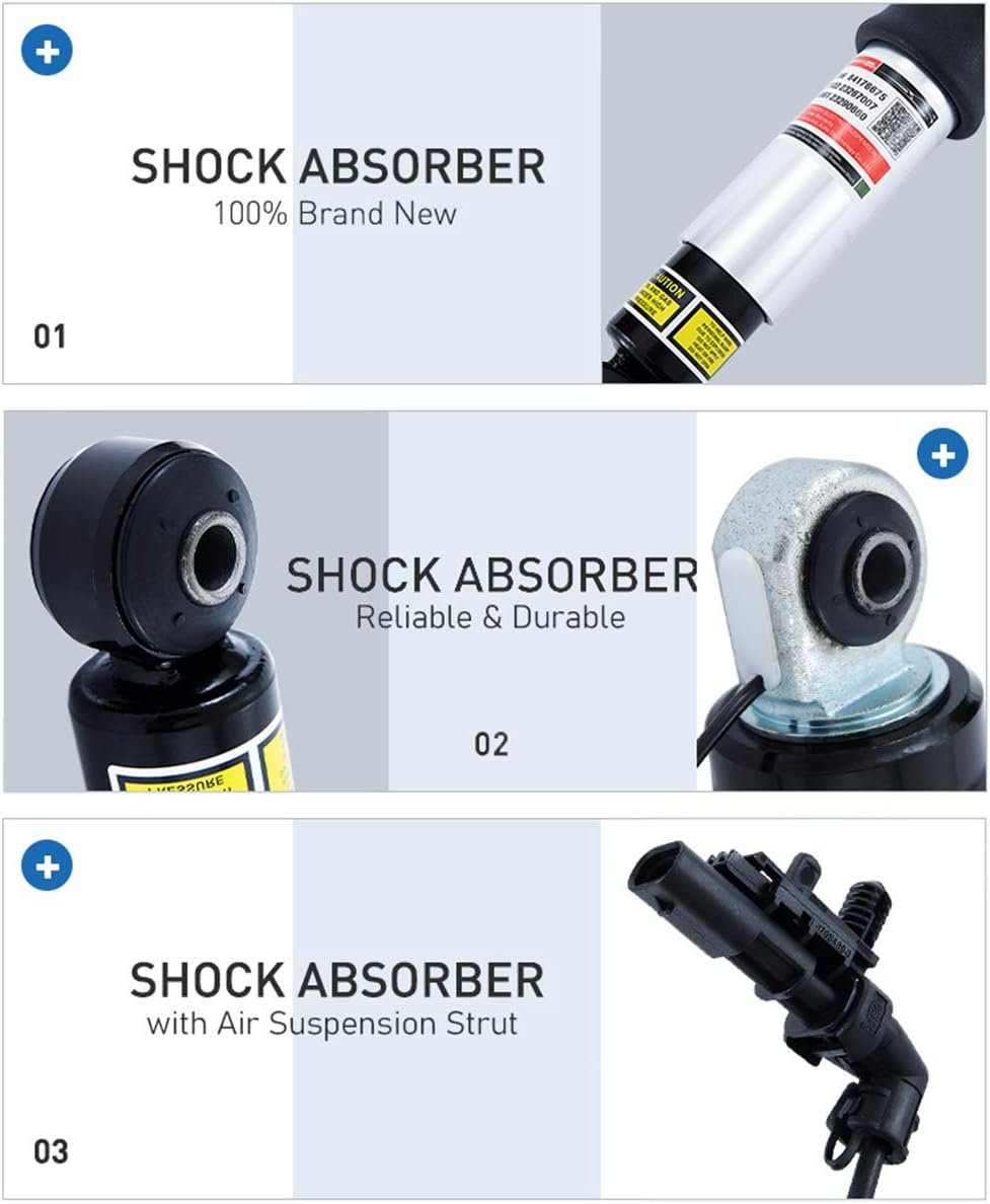 Rear Air Shocks Lift Struts Absorber for Cadillac Escalade ESV Chevy Suburban Tahoe GMC Yukon XL 2015-2020 A3493