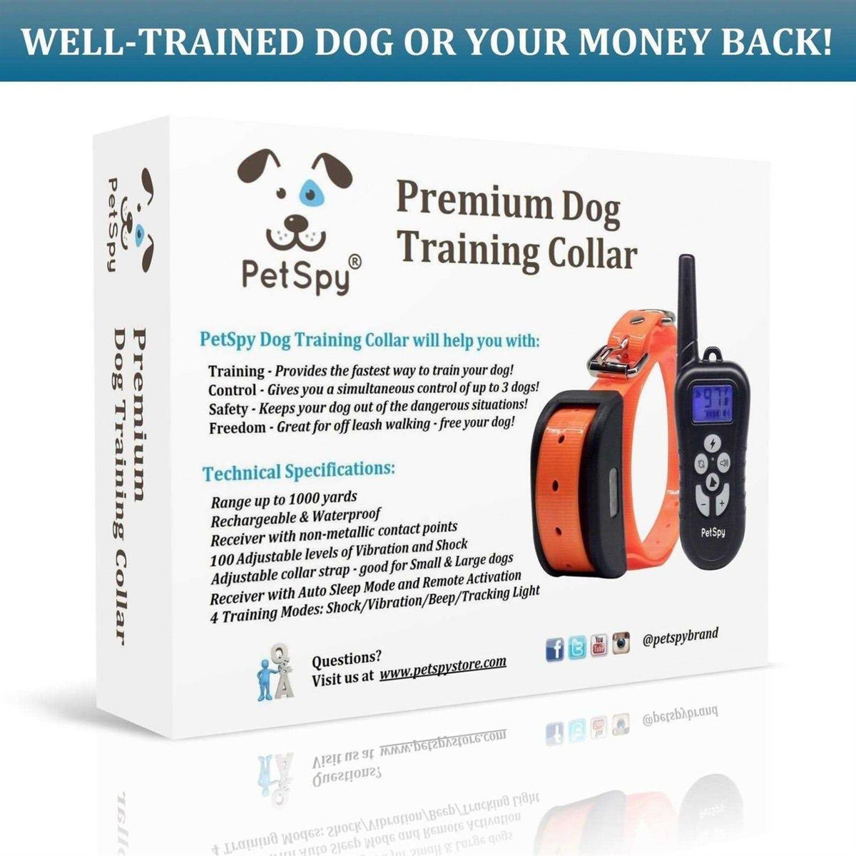 Remote Dog Training Collar X610