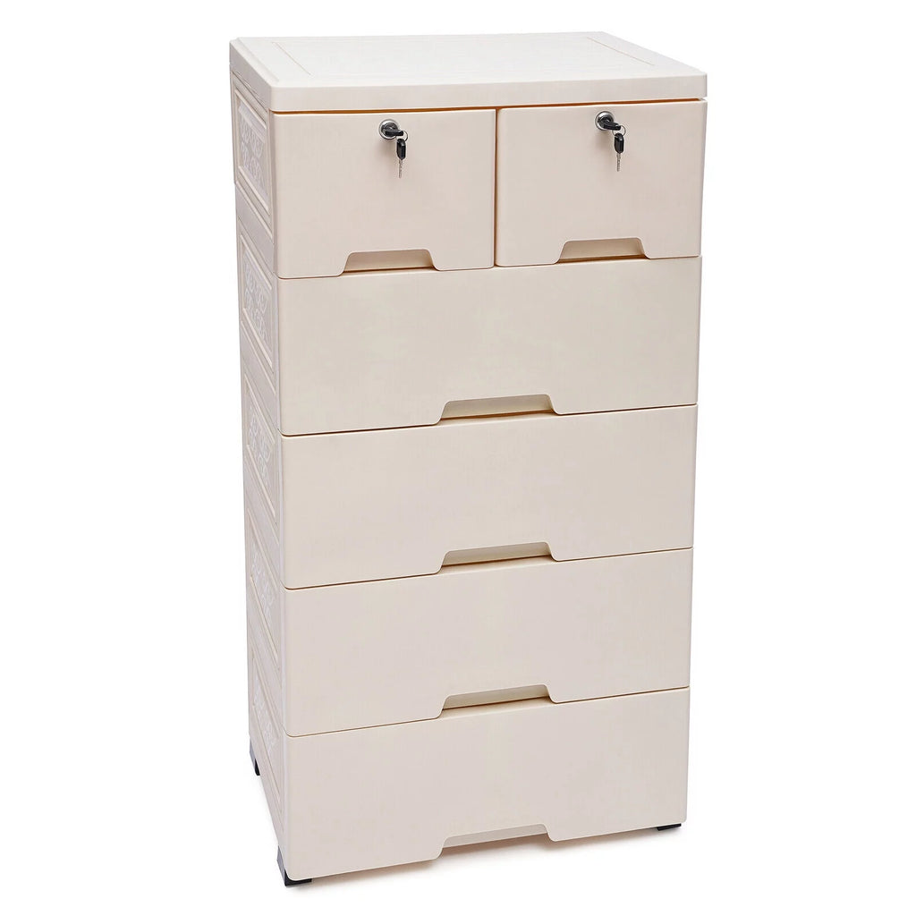 Lockable 6 Drawers Storage Cabinet R5238